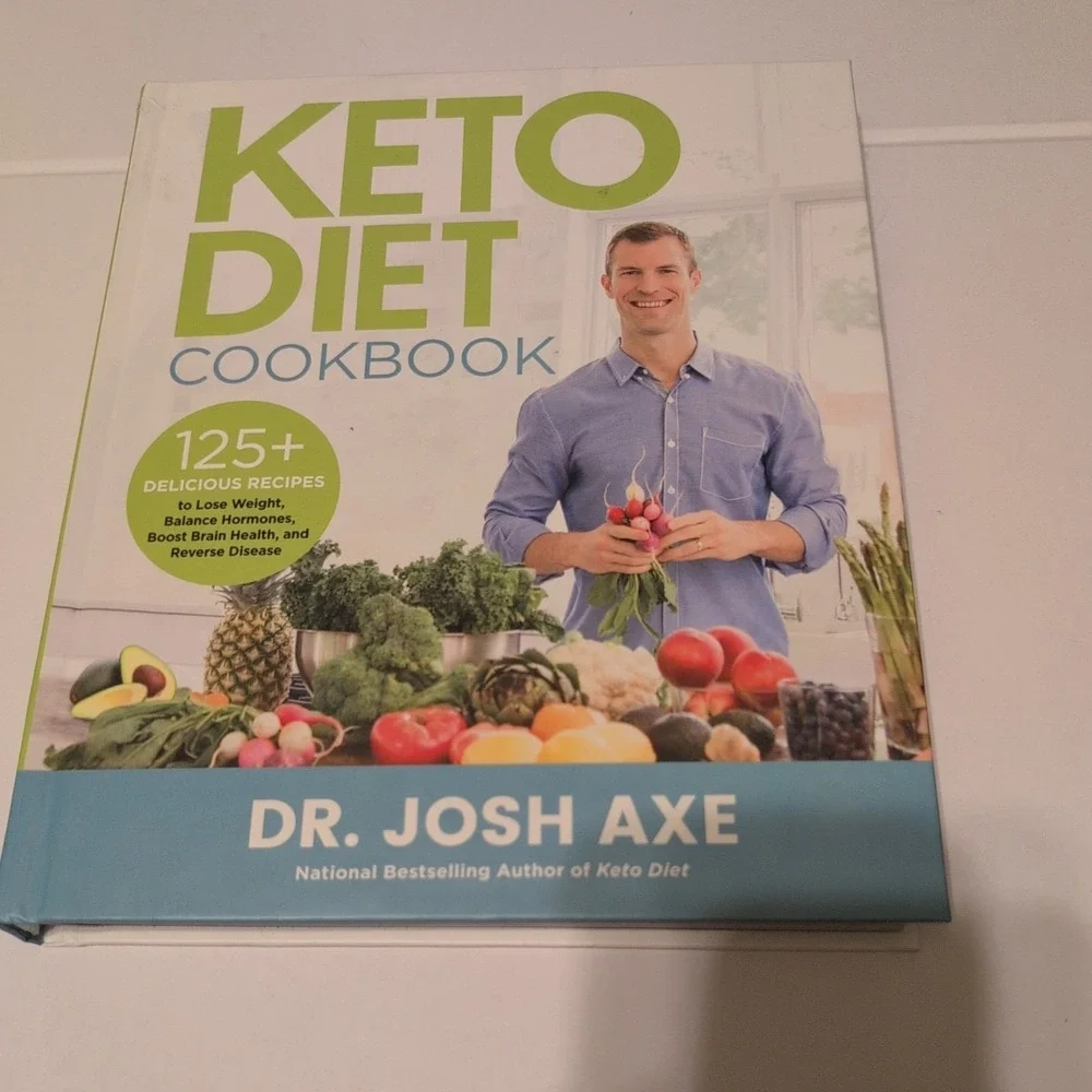 Keto Diet Cookbook Dr Josh Axe Hardcover 2019 Weight Loss Health 9780316427180